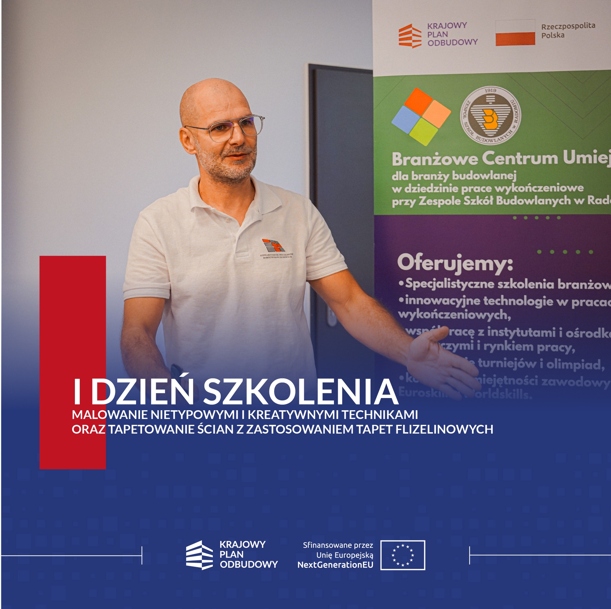 Szkolenie 27-19.09.2024- Malowanie nietypowymi i kreatywnymi technikami oraz tapetowanie ścian z zastosowaniem tapet flizelinowych
